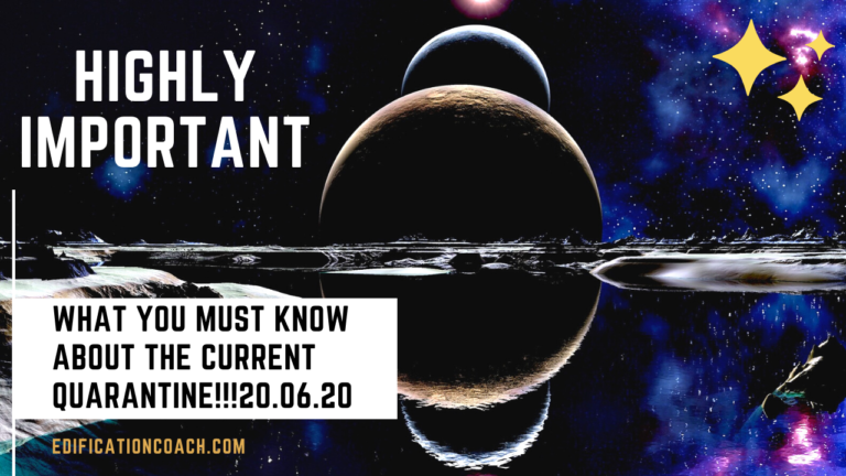 What You MUST Know About The Current Quarantine!!! AN IMPORTANT COSMIC MESSAGE!!!